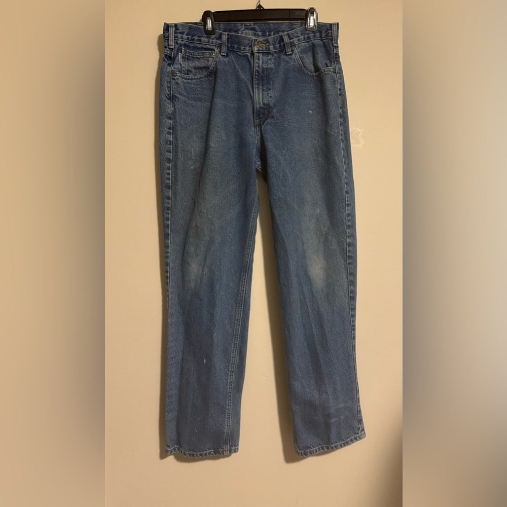 Preloved Carhartt B180 DST Traditional Fit Jeans Straight Leg size 36x34